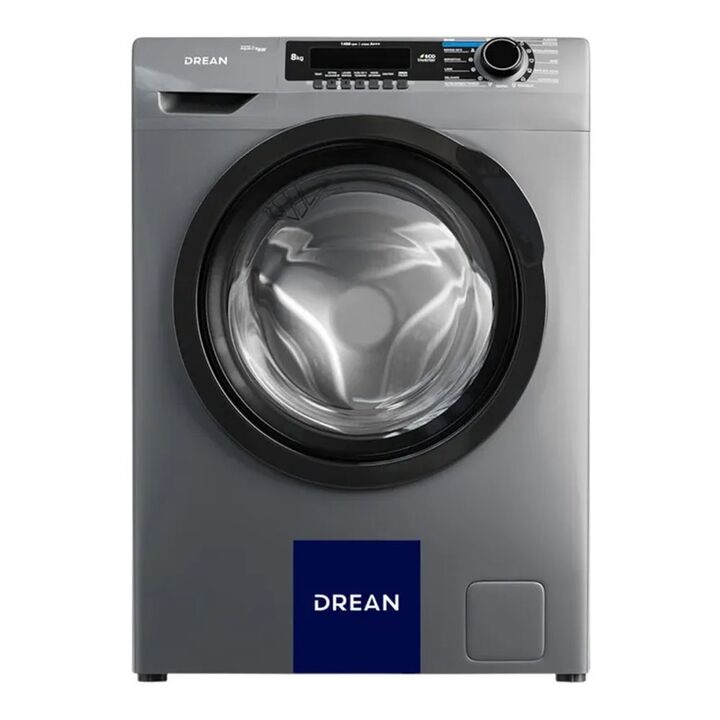 Lavarropas Automatico Drean 8 Kg 1400 Rpm Inverter Gris - Vista principal