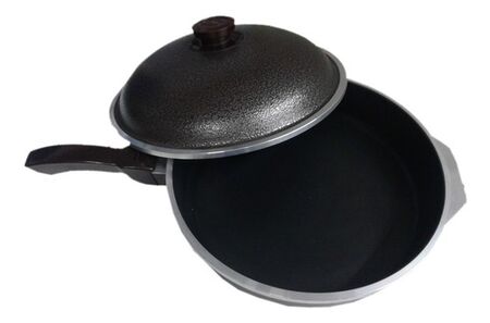 Sarten Con Tapa Antiadherente Olla Horno Dona Tina 3002 3lts