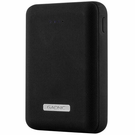 Cargador Portátil Negro Gadnic BC-18 Mini 15000 mAh Carga Rápida 2 USB