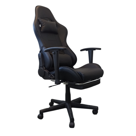 Silla Gamer Ergonómica PC Reclinable 180° Giratoria Con Apoyapies
