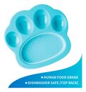 Mini Alimentador Almohadilla Para Lamer Petdreamhouse Azul - Miniatura 5