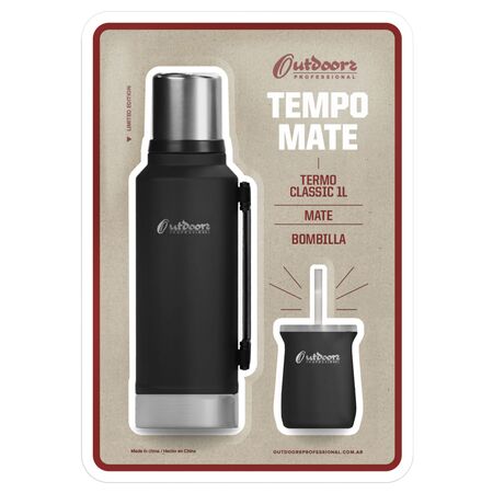 Termo 1L Classic + Mate + Bombilla  Outdoors