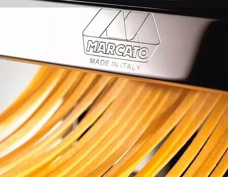 Fábrica De Pastas Marcato Ampia 150. Máquina Pastas Italia Plateado