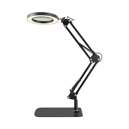 Lámpara Led De Escritorio Gadnic Con Lupa 3 Luz Ajustable