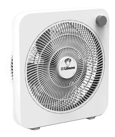 Ventilador De Piso Liliana Vtc12 Turbo Blanco 12 pulgadas