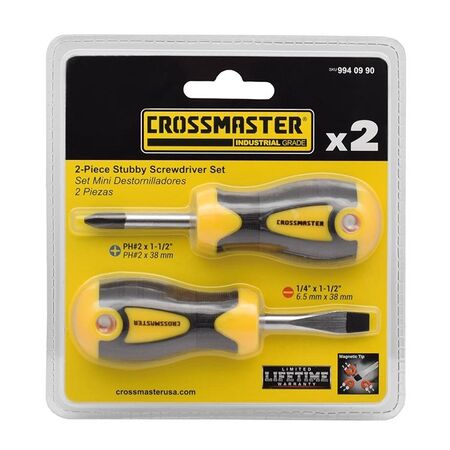 Set Mini Destornilladores 2Pcs Crossmaster