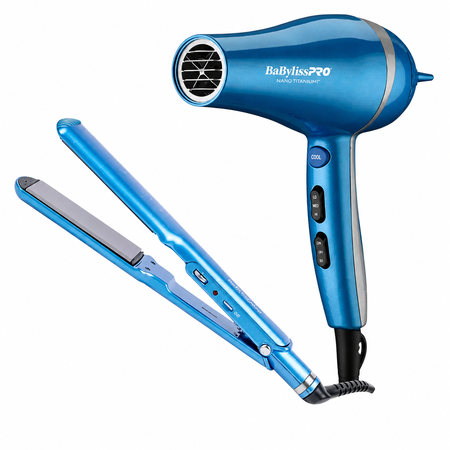 Babyliss Kit Planchita 9559 + Secador Ionic 2000 Profesional