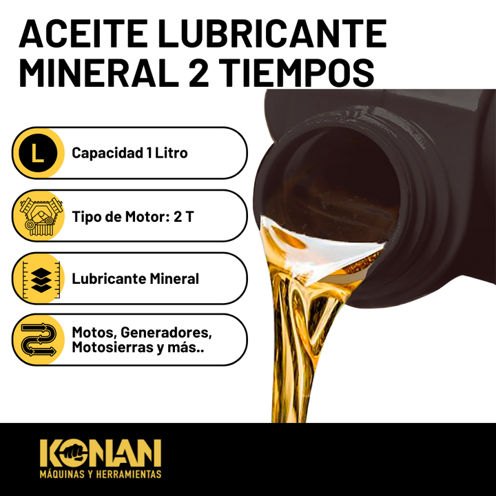 Konan Aceite 2 T Motosierra Desmalezadora 1l 10603 - Vista 2