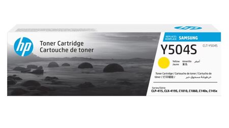 Toner HP Samsung CLT-Y504S Yellow Cartridge