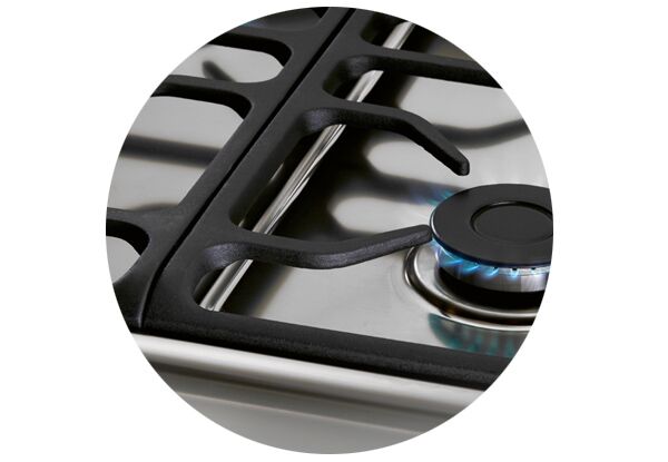 Anafe a gas LONGVIE A6600XF 60cm acero inox rejilla fundicion A - Vista 4