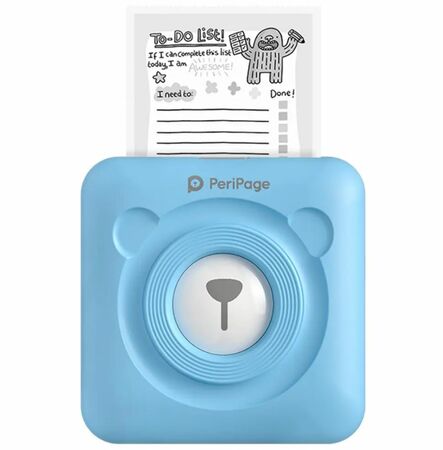 Impresora Portátil Azul Peri Page de Bolsillo