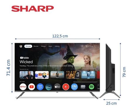 Smart Tv BGH 55" Sharp UHD C55FL6L