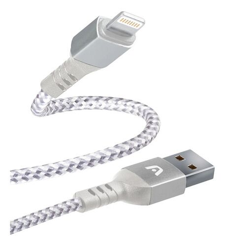 Cable ArgomTech Lightning USB Blanco 1.8m - Vista principal