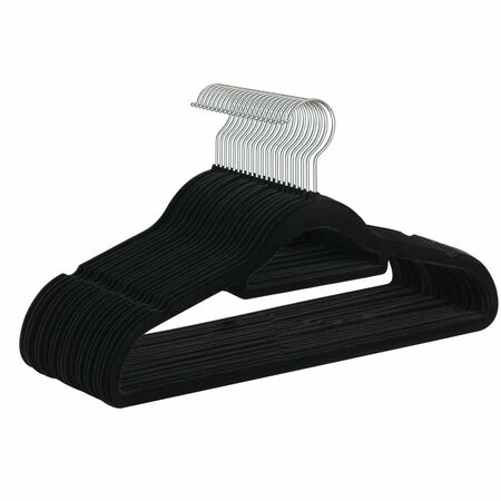 Perchas Gadnic x50 Plástico Flocado Antideslizante