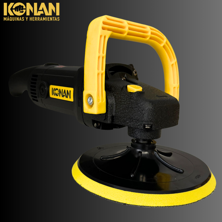 Pulidora lustradora 1400W 180mm con accesorios Konan - Vista 8