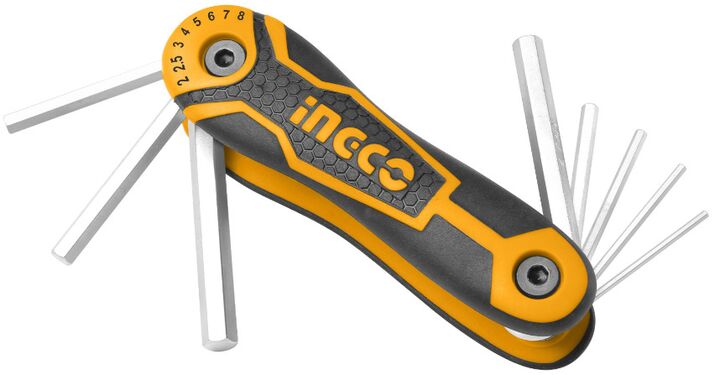 Juego De Llaves Allen De Bolsillo 2 A 8Mm Industrial Ingco HHK14081 - Vista principal