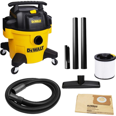 Aspiradora Sopladora  Para Líquidos Y Solidos Dewalt 20 Litros Dxv20pc