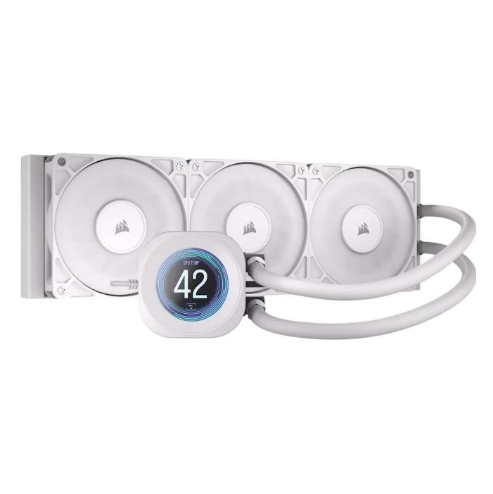Water Cooling Corsair NAUTILUS x3 CPU Cooler 360mm RS LCD White - Vista principal