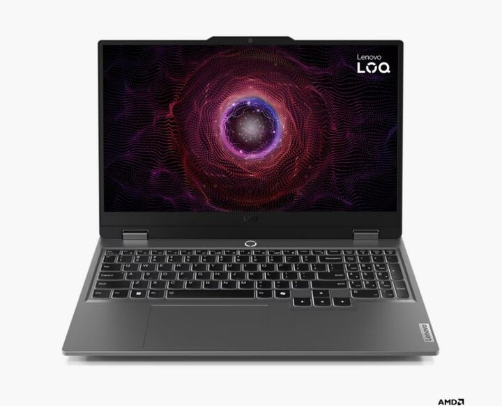 NOTEBOOK LENOVO LOQ 15ARP9 FHD R7 24GB 512GB RTX4050 W11 (83JC004VAR) - Vista 1