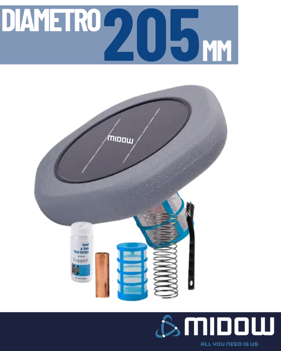 Ionizador Solar Para Piletas Midow Ecologico 120000 Litros - Vista 8