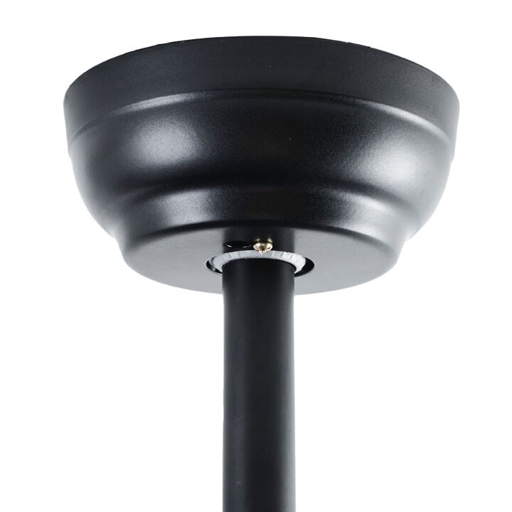 Ventilador De Techo Retráctil Etheos GVTI-VTRN Negro Luz Led Control - Vista 5