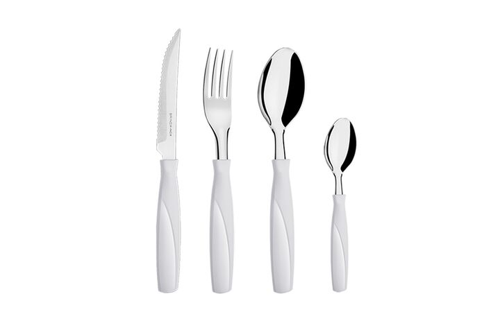 Juego De Cubiertos 16 Piezas Itaparica Blanco Brinox 6000709 - Vista principal