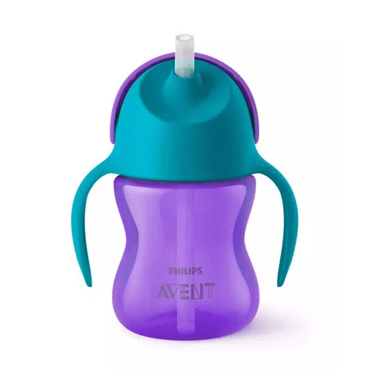 Vaso Straw Cup 200Ml Violeta Azul Avent SCF796/02 - Vista principal