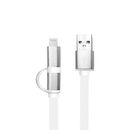 Cable Lightning Y Micro Usb 2 En 1 Argomtech - Miniatura 1
