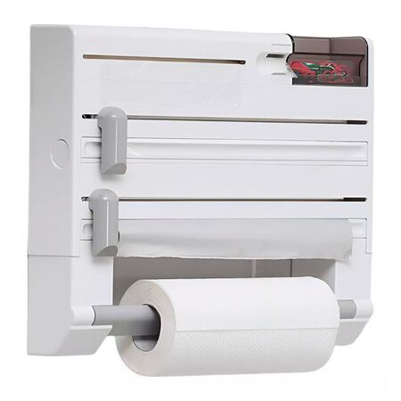 Portarrollo de Cocina y Papel Aluminio Gadnic Multifunción 6 en 1