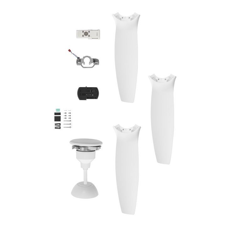 Ventilador de Techo Philco 52 Con Luz y Control Remoto 32w Color Blanco TEB5234LP - Vista 5