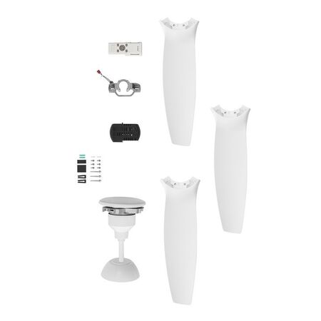 Ventilador de Techo Philco 52 Con Luz y Control Remoto 32w Color Blanco TEB5234LP