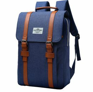 Mochila Elegante Azul South Port Unisex 25L Porta Notebook ,