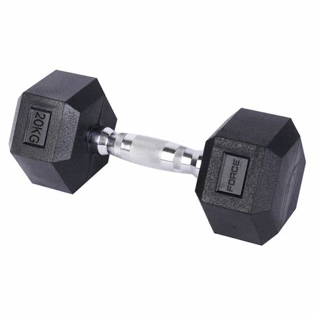 Mancuerna Hexagonal Force By Gadnic 20KG Agarre Seguro