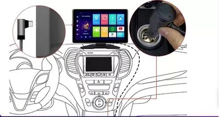 CarPlay 9 de 12V - Pantalla Multimedia Para Auto