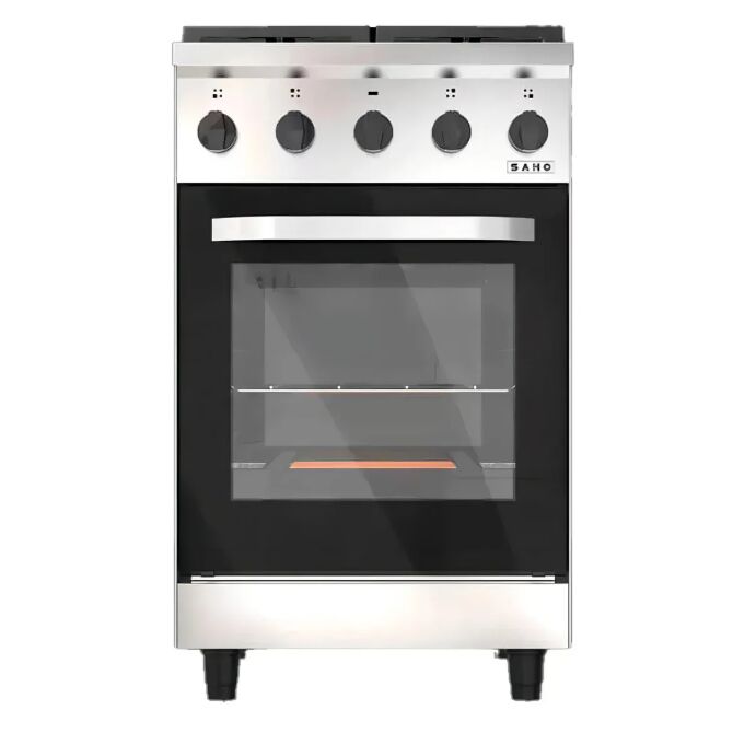 COCINA SAHO KUMA 510 - VISOR, 51CM, 4 HORNALLAS, INOX (18098-1) - Vista 2
