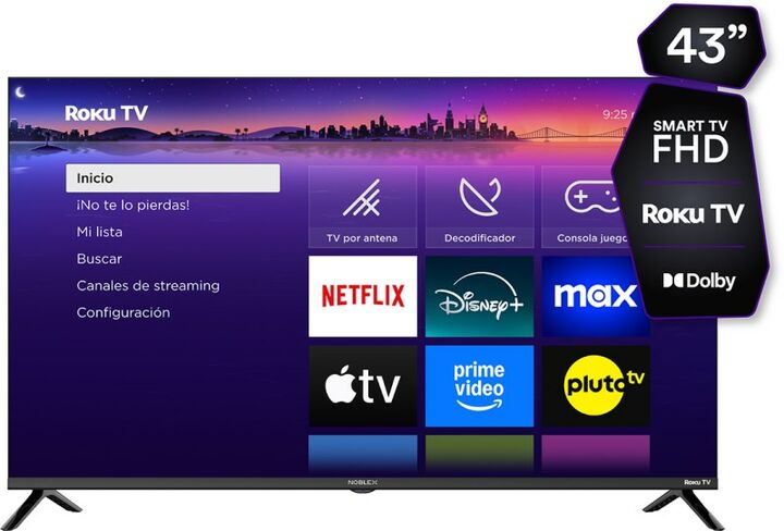 Smart Tv Led Noblex 43 Pulgadas Fhd Db43X3100 Roku - Vista principal