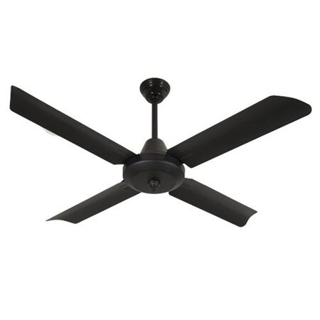 Ventilador Techo Severbon 4 Palas Madera Wengue Negro