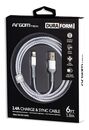 Cable ArgomTech Lightning USB Blanco 1.8m - Miniatura 2