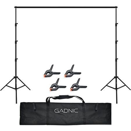 Soporte Porta Fondo Gadnic 1.20 a 2.80mts Aluminio Telescópico