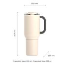 Vaso Asobu Duplex 660 ml  360 ml - White - Miniatura 7