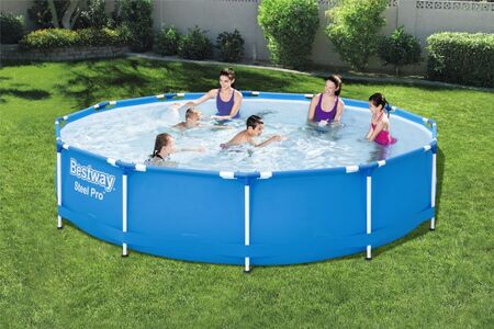 Pileta Estructural Redonda Bestway Lona 6473 Litros