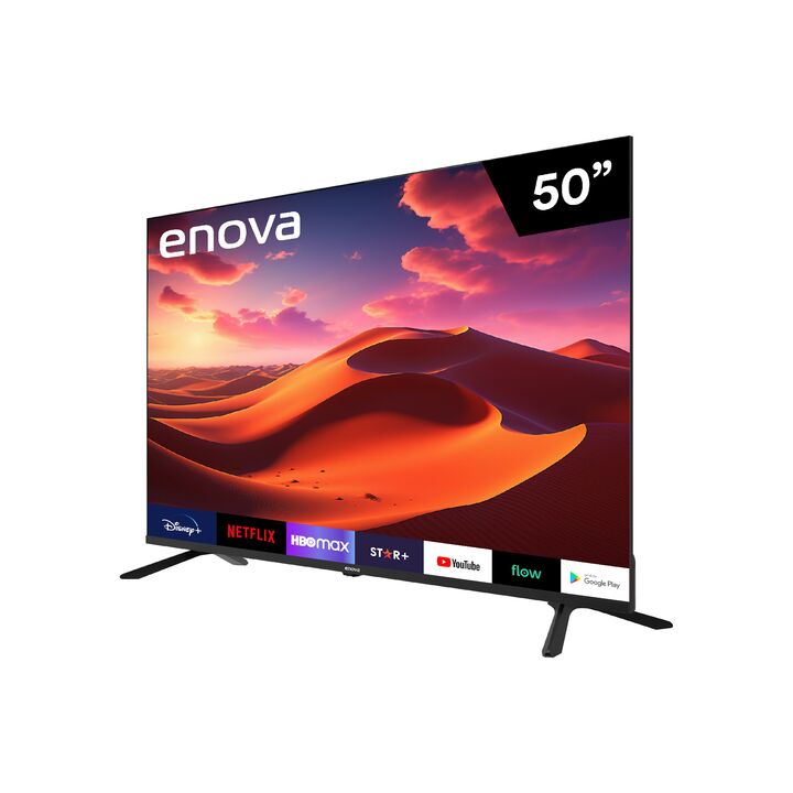 Smart TV enova 50" TE50UG10 LED 4K UHD Frameless GoogleTV - Vista 2