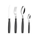 Juego De Cubiertos 24 Piezas ccubiertera Itaparica Negro Brinox 6000716 - Miniatura 2