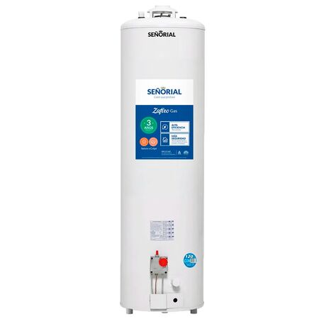 Termotanque Senorial Multigas TSZP1-120 Linea Zafiro Gas 118 litros