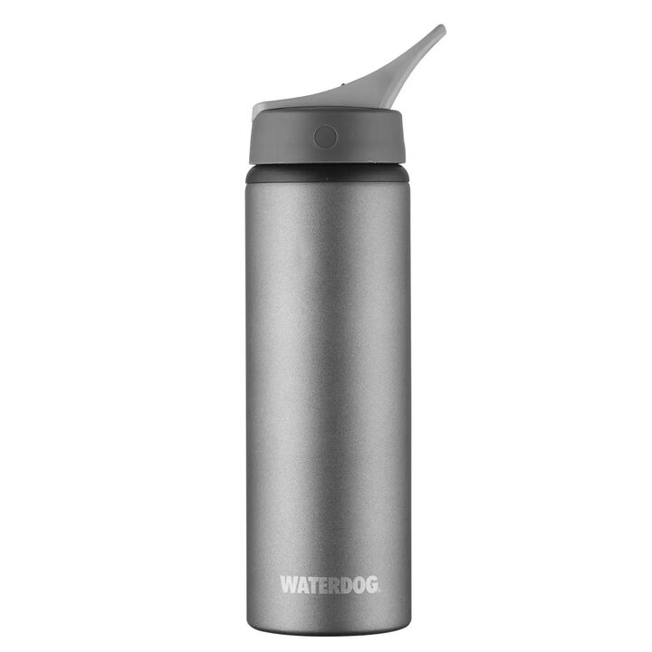 Botella Aluminio Dark Grey Waterdog AB3075GR - Vista principal