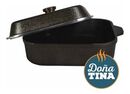 Olla Horno Cuadrada Antiadherente Dona Tina 2031 5lts - Miniatura 2