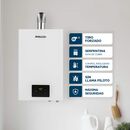 Calefn Philco PHCA14B 14L Gas Natural Sin llama piloto Tiro Forzado Blanco clase A - Miniatura 6