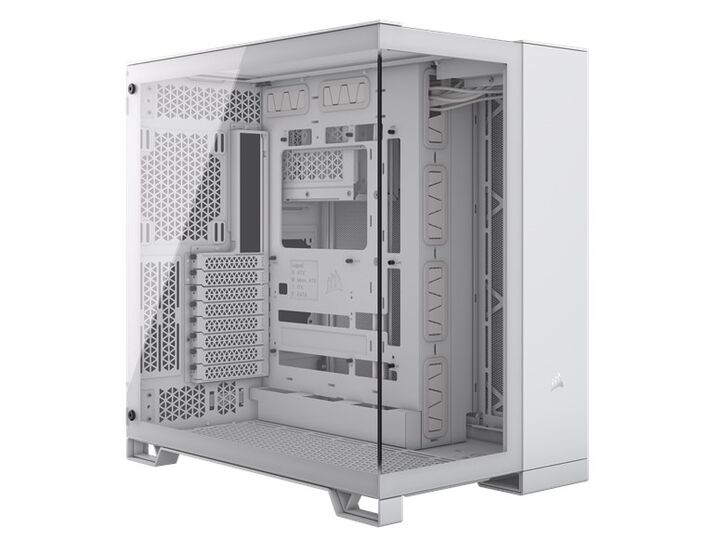 Gabinete Corsair 6500X TG Mid-Tower White - Vista principal