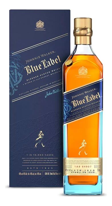 Whisky JohnnieWalkerBlueLabel750m - Vista 4