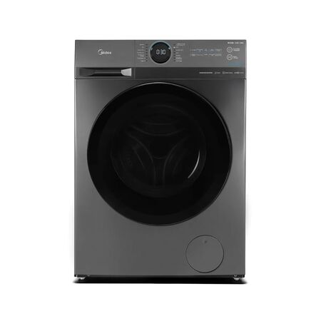 Lavasecarropas Midea Mf-200d120b/t-a1 Inverter Smart 12 Kg / 8GKG secador por calor 1400RPM GRIS